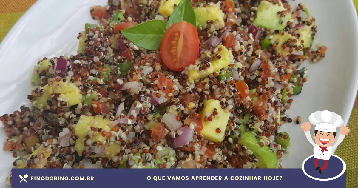 Salada de Quinoa Vermelha