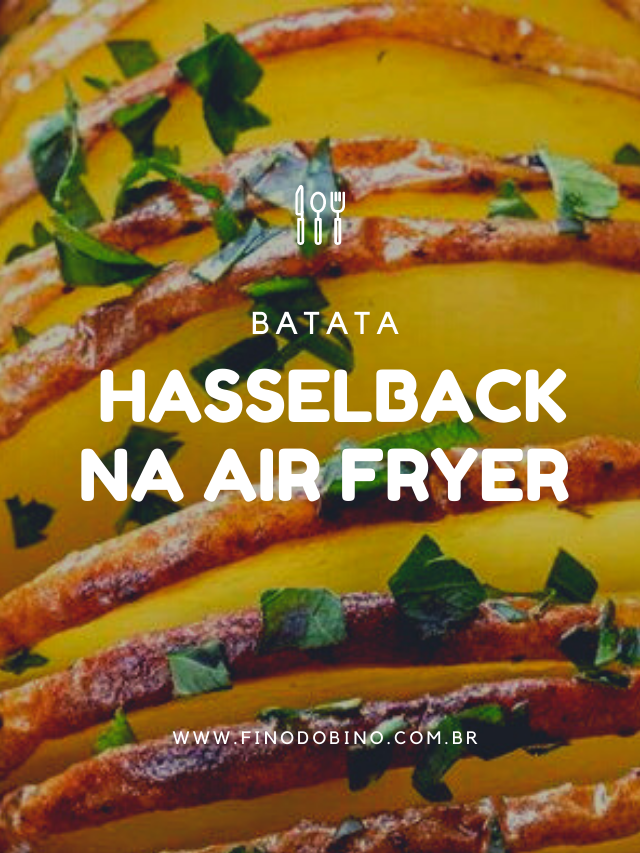 Como Fazer Hasselback na Air Fryer ,  o resultado é meio batata assada, meio batata frita ao mesmo tempo, pois  ela fica crocante por fora e macia por dentro