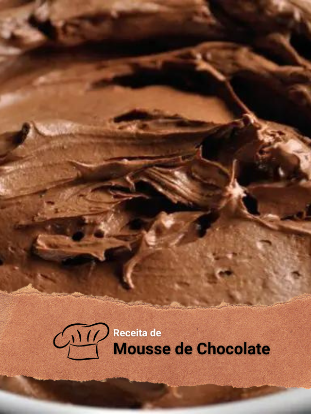 Deliciosa  Mousse de Chocolate Simples agora eu só faço esta receita por aqui! Teve uma semana que fiz duas vezes rsrs
