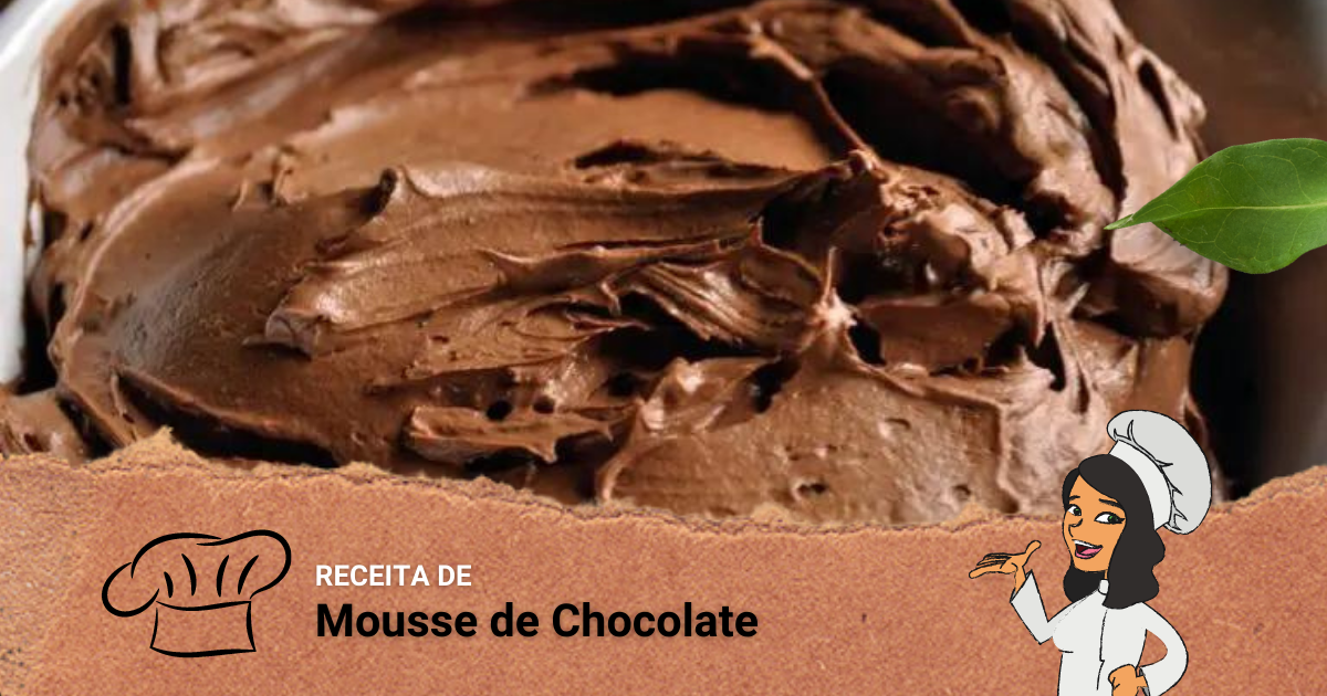 Receita de Mousse de Chocolate Simples
