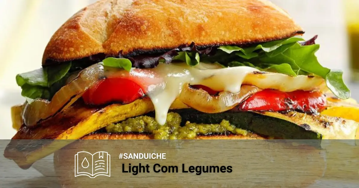 Receita de Sanduiche Light Com Legumes