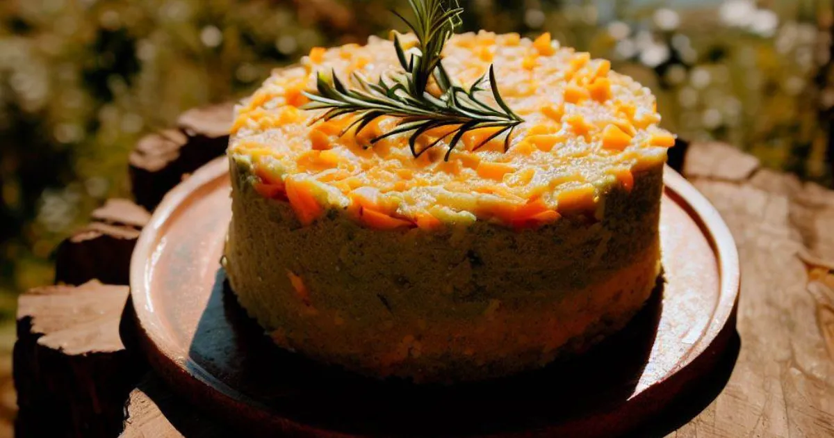 Receita de Bolo de laranja com alecrim vegano