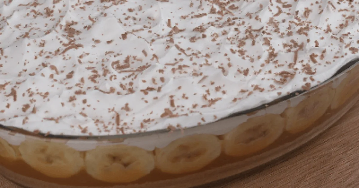 Receita de Torta Banoffee