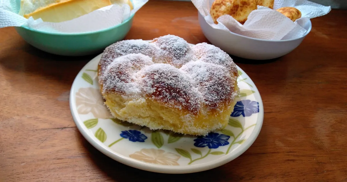 Receita de Pão Caseiro Doce Fofinho