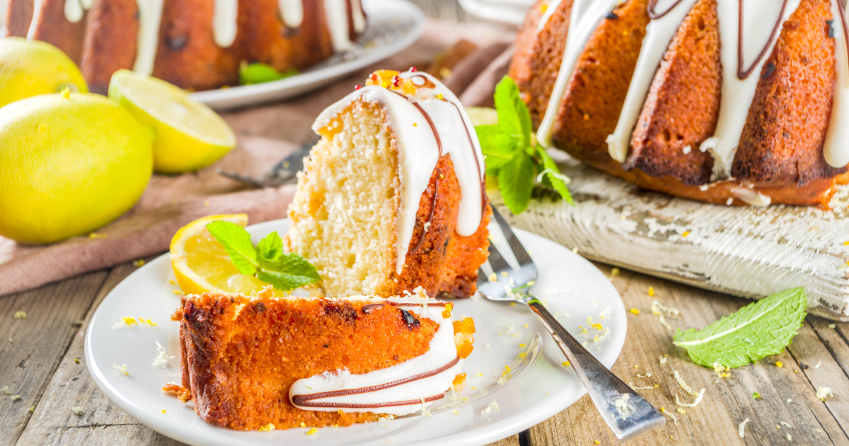 Receita de Bolo de Limão com Cobertura