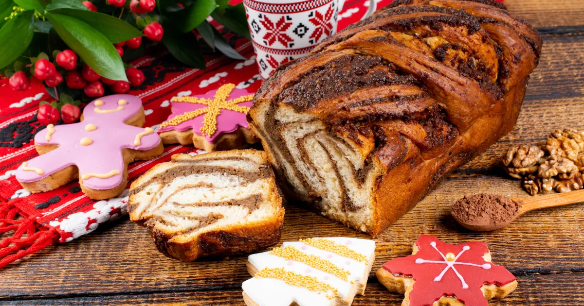 Receita de Bolo de Natal com Chocolate