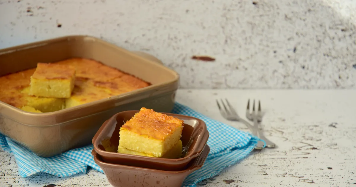 Receita de Receita de Bolo Pamonha