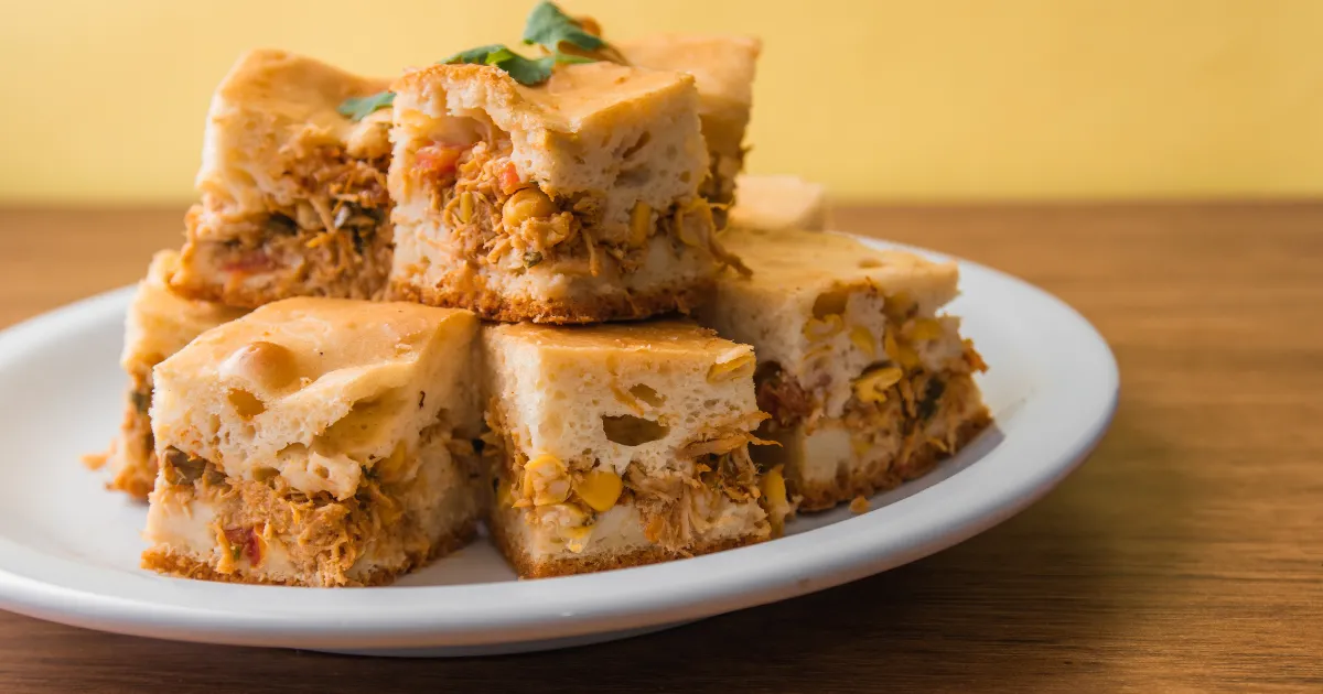 Receita de Receita de Bolo Salgado de Frango