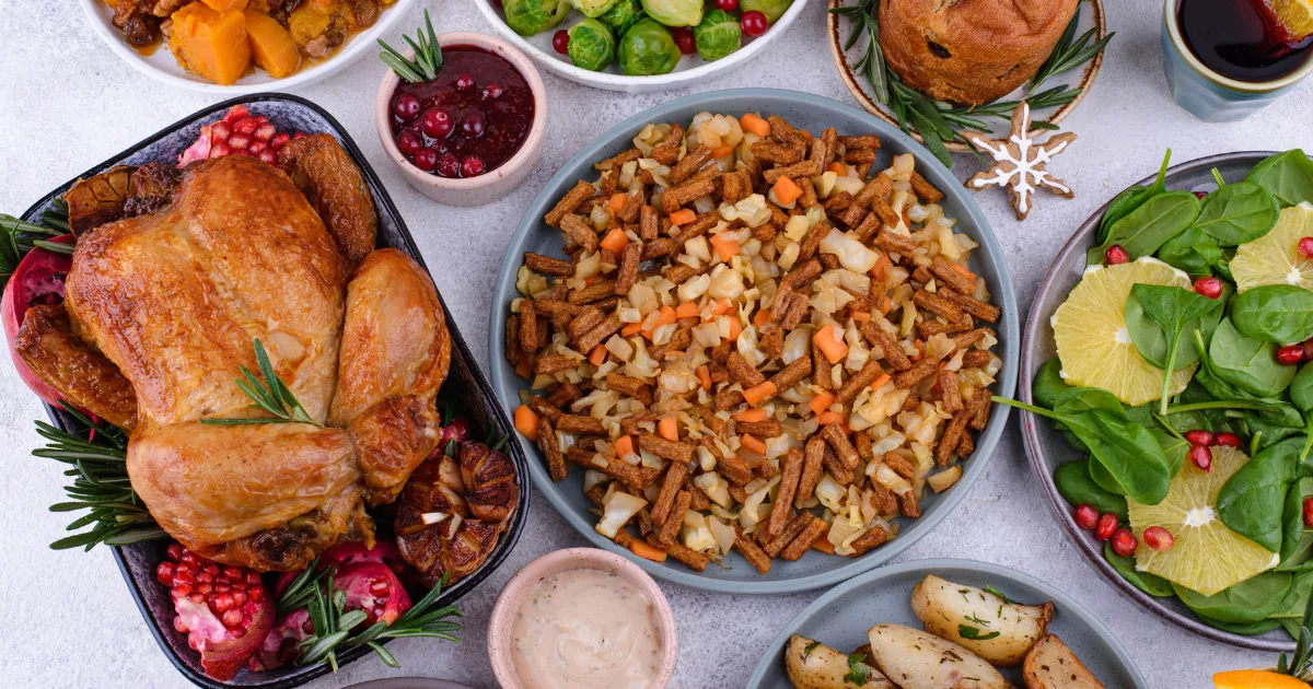 Receita de Chester Recheado com Cogumelos