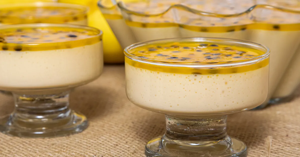 Receita de Mousse de Maracujá Simples