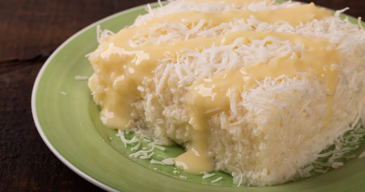 Receita de Pudim de Côco Gelado