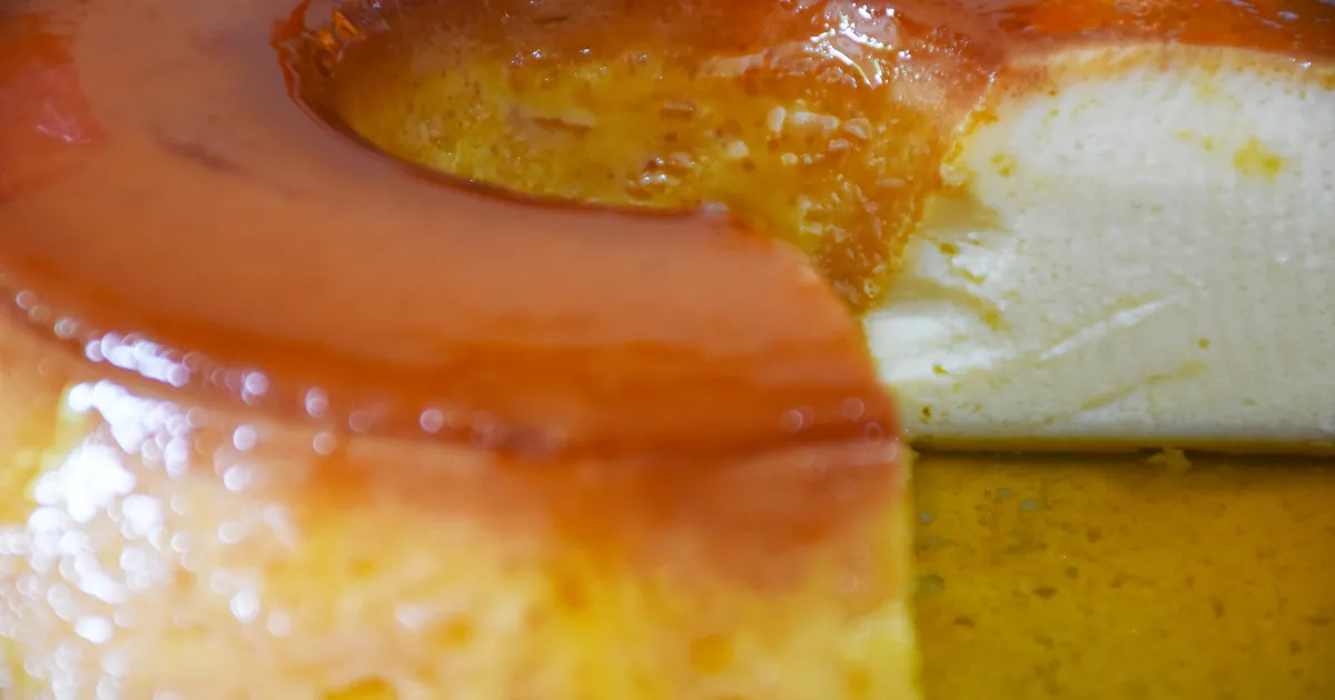 Receita de Pudim Rápido sem Forno