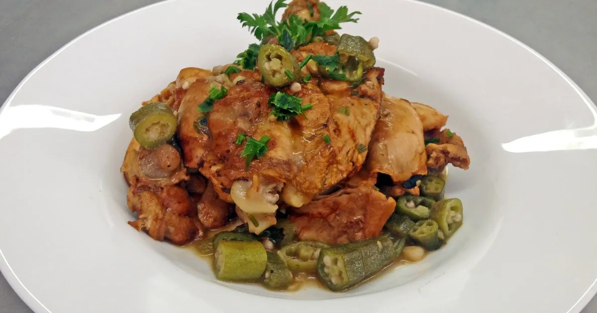 Receita de Frango com Quiabo