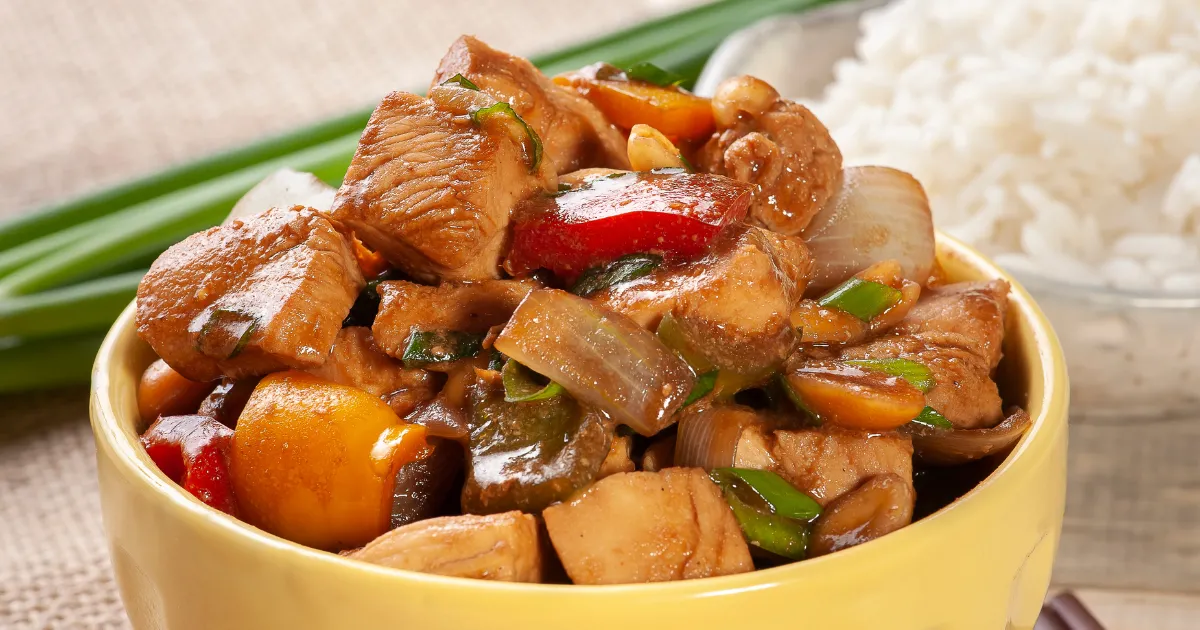 Receita de Frango Xadrez