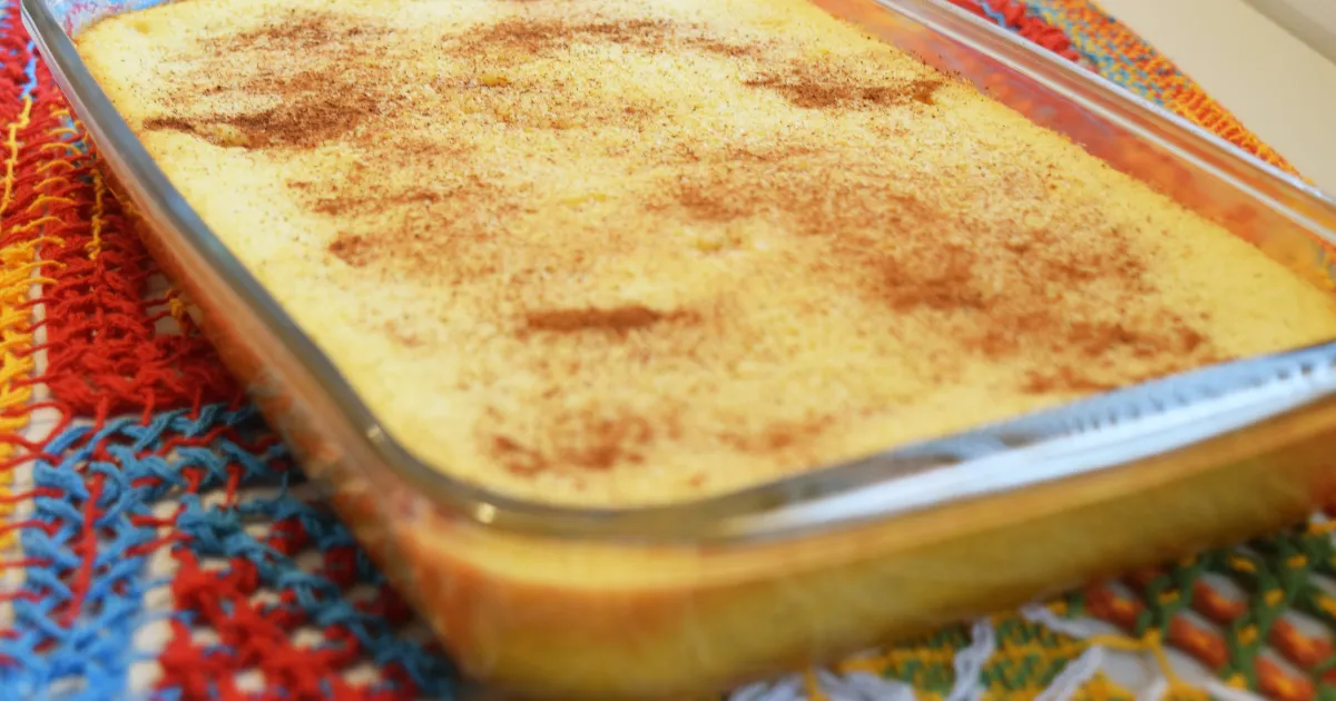 Pamonha Cremosa de Forno