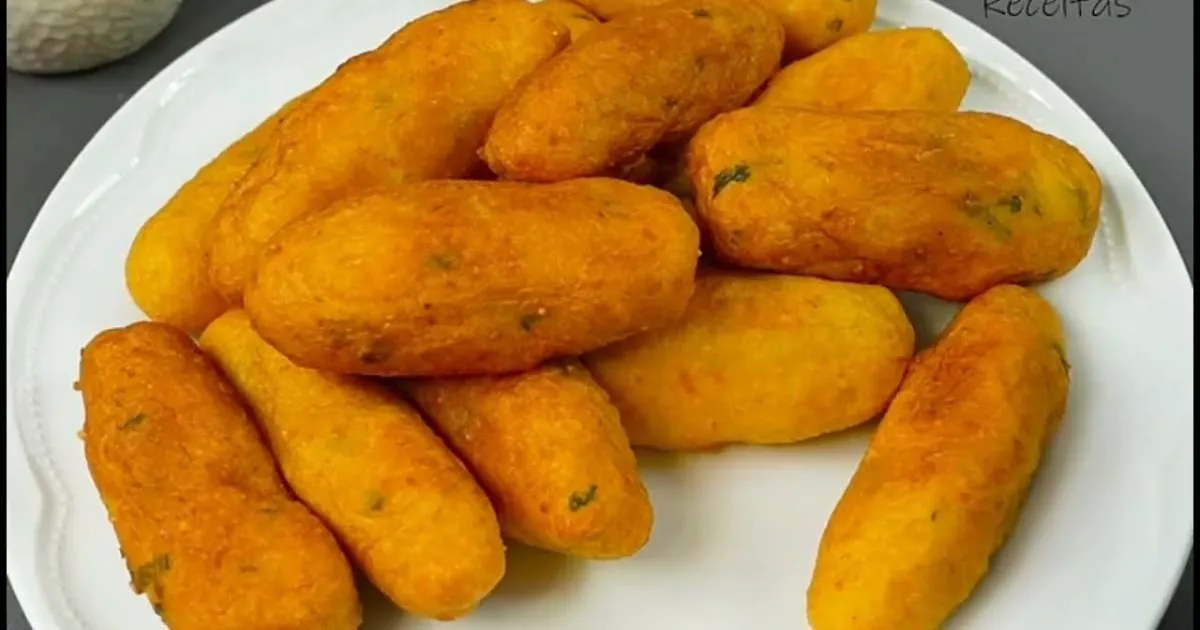 Receita Fácil de Croquete de Batata com Queijo é Muito Bom