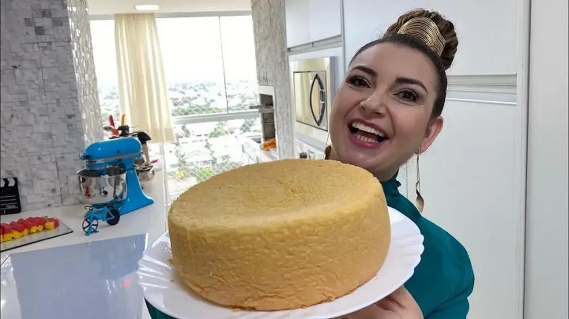 Pão de Ló Profissional: Aprenda Minha Receita Simples com Apenas 3 Ingredientes