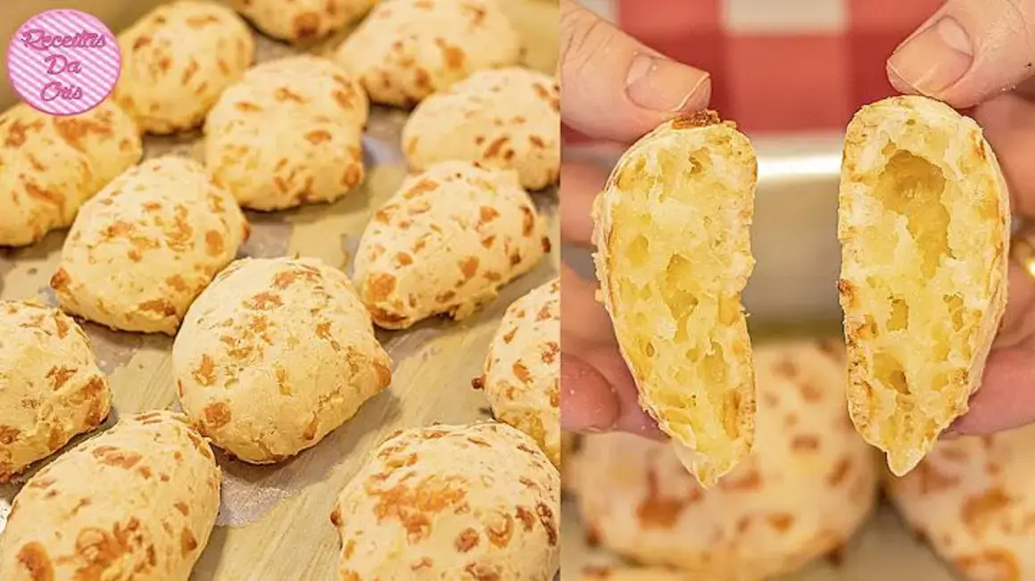 Pão de queijo: Aprenda a fazer com facilidade e sabor, sem sovar e em minutos!