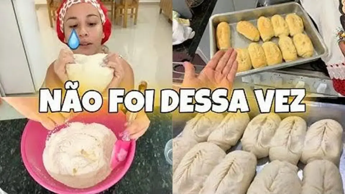 Receita de Pão Francês: Um Resultado Surpreendente que Deu Errado na Cozinha!