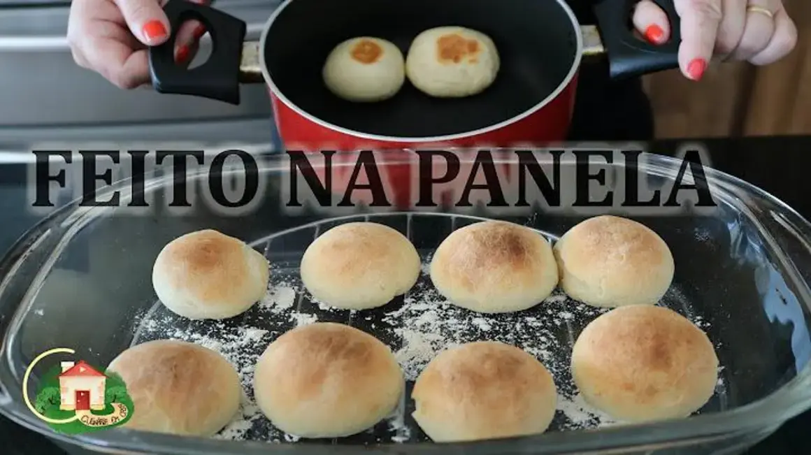 Receita de Pãozinho de Minuto com Apenas 2 Ingredientes Feito na Panela