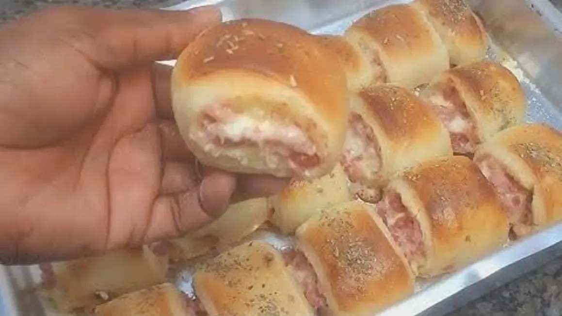 Receita de Joelho de Queijo e Presunto: um salgado assado que adoro fazer em casa!