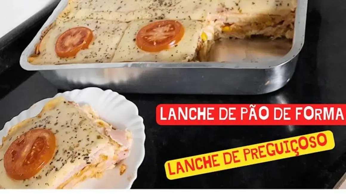 Receita de Lanche de Forno: Aprenda a Fazer um Prato Cremoso e Saboroso