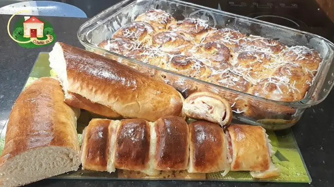 Receita de Pão Versátil: Aprenda a Fazer 3 Tipos Deliciosos com 1 Só Massa!